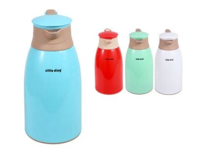termokonvice 1,3l, MIX barev, sklo/plast