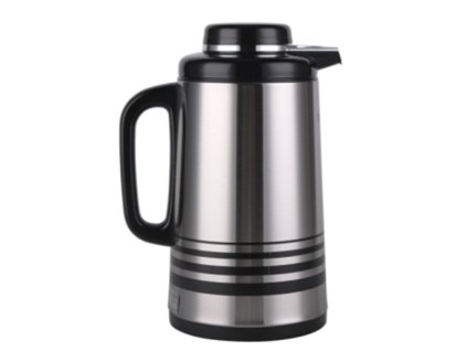 termokonvice 1,6l stříbrná/černá, (2812-16), NR/sklo