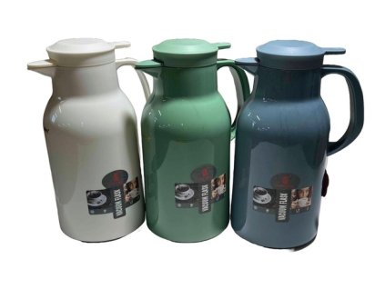 termokonvice 1,3l, 3barvy, 2025, plast/sklo
