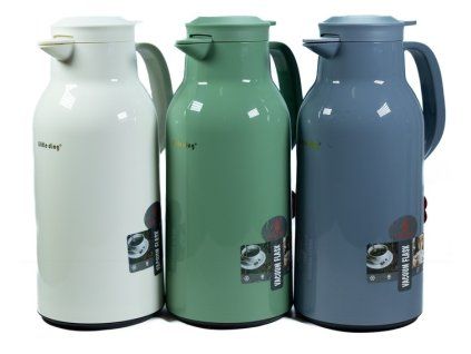 termokonvice 1,9l, 3BARVY, plast/sklo