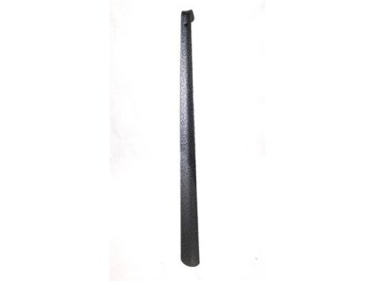 lžíce na obuv 58cm, šedá, lakovaný kov