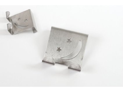 háček-2háček, 6x5cm, NR, závěsný na dveře