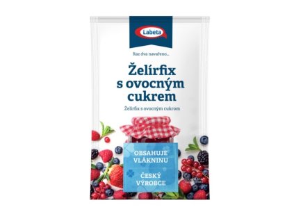 želírfix 20g s ovocným cukrem 1:1 QQ, sáček