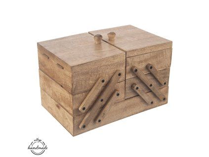 Kazeta na šití MANGO rozkládací 30,5x20x21 cm