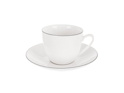 Hrnek s podšálkem Decora cappuccino 0,21 l 2 ks