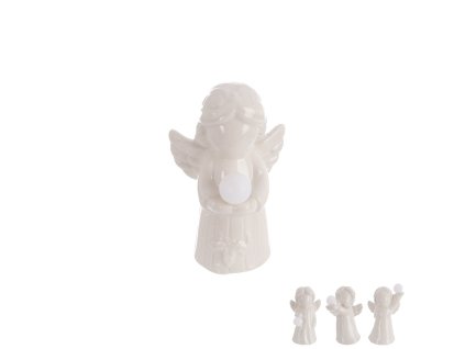 Anděl s LED světlem