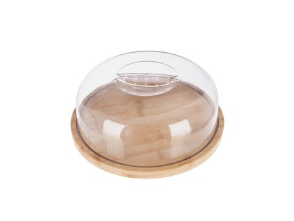 Servírovací prkénko s poklopem pr. 26 cm, v. 9 cm