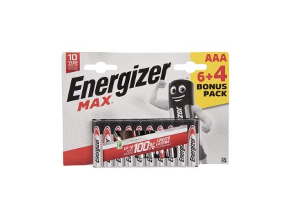 Alkalické baterie mikrotužka AAA 1,5 V 10 ks