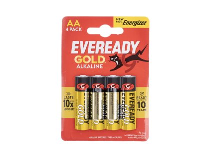 Alkalické tužkové baterie AA 1,5 V 4 ks