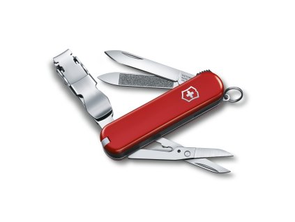 Kapesní nůž NAIL CLIP 580, 65 mm, červený