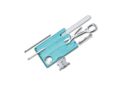 Karta Swiss Card Nailcare, ledově modrá translucentní, blister