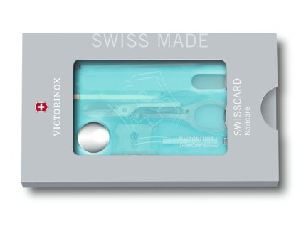 Karta Swiss Card Nailcare, černá translucentní