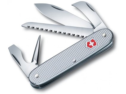 Kapesní nůž SWISS ARMY 7 ALOX, 93 mm, stříbrný