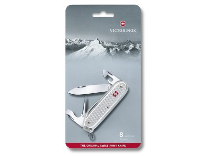 Kapesní nůž PIONEER ALOX, 93 mm, stříbrný, blister