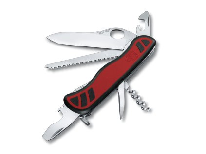 Kapesní nůž FORESTER M GRIP, 111 mm, červený/černý