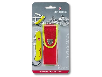 Kapesní nůž RESCUE TOOL MW, 111 mm, žlutá luminescentní, blister