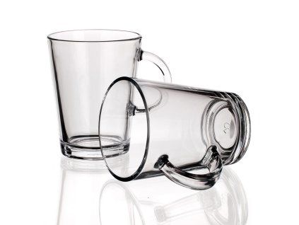 hrnek 400ml TRIBECA skleněný (2ks)