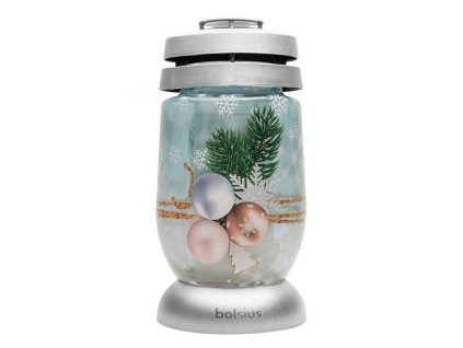 Hřbitovní lucerna BOLSIUS 22cm stříbrná