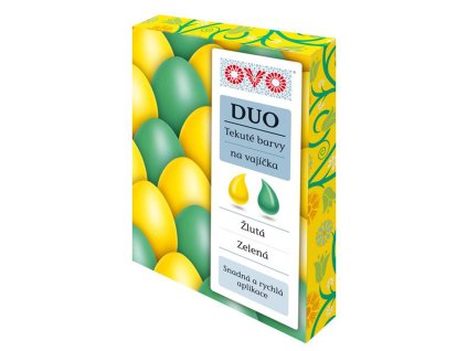 OVO TEKUTÉ BARVY DUO ZEL/ŽLUTÁ á 20ML