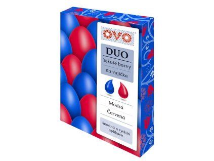OVO TEKUTÉ BARVY DUO MOD/ČERVÁ á 20ML