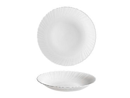 TALÍŘ POLÉVKOVÝ "TITAN", OPÁLOVÉ SKLO 22CM
