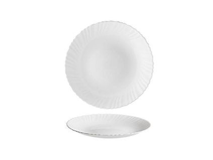 TALÍŘ DEZERTNÍ "TITAN", OPÁLOVÉ SKLO 19CM