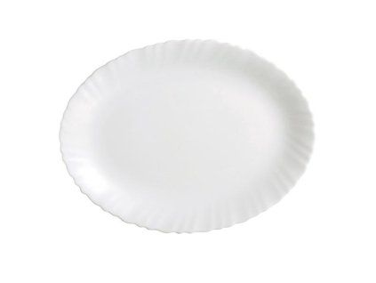 TALÍŘ OVÁLNÝ "TITAN", OPÁLOVÉ SKLO 36CM