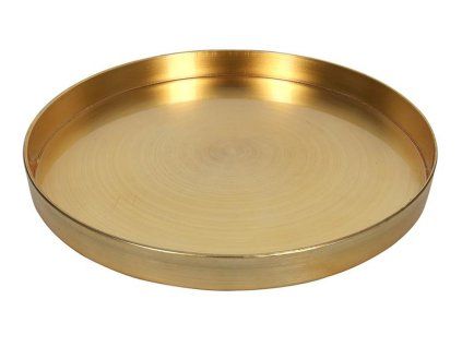 Servírovací tác 32cm zlatý