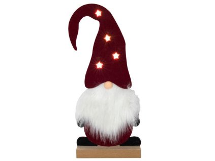 DEKORACE SKŘÍTEK PLSTĚNÝ 4LED 35CM