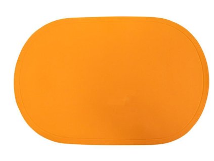 Prostírání ovál oranžové, 29 x 44 cm