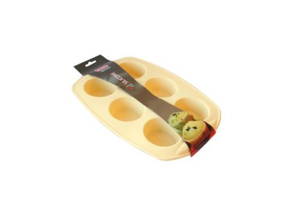 FORMA SILIKON MUFFIN 6KS, KRÉMOVÁ