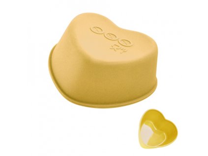 Silikonové košíčky na muffiny 3ks TORO 7,5cm srdce