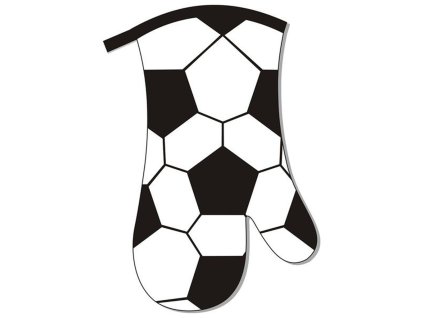 CHŇAPKA KUCHYŇSKÁ FOTBAL, 18X30CM