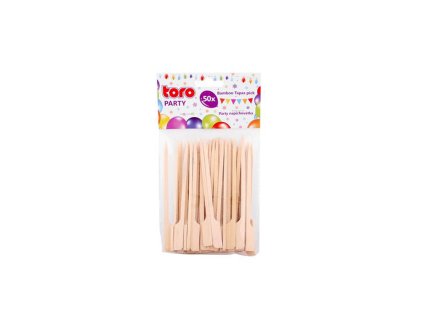 PARTY NAPICHOVÁTKA, BAMBUS, 12CM, 50KS