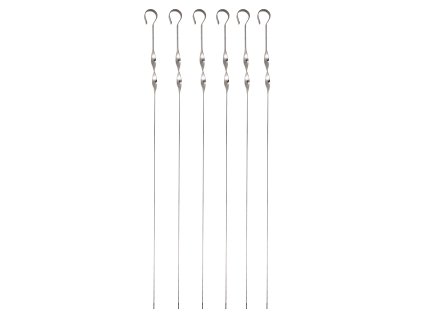 JEHLICE GRILOVACÍ PLOCHÉ 60CM, NEREZ, 6KS