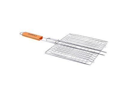 GRILOVACÍ ROŠT S DŘEVĚNOU RUKOJETÍ 600x280x270MM