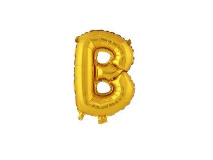 Balónek fóliový TORO písmenko "B" 30cm
