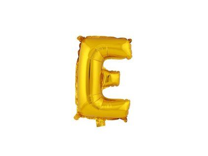Balónek fóliový TORO písmenko "E" 30cm