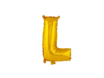 Balónek fóliový TORO písmenko "L" 30cm