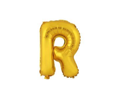 Balónek fóliový TORO písmenko "R" 30cm
