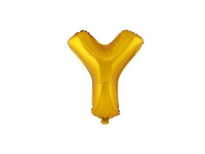 Balónek fóliový TORO písmenko "Y" 30cm