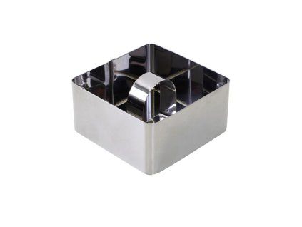 FORMA NA DORTÍK ČTVERCOVÁ 8X8X4CM, NEREZ