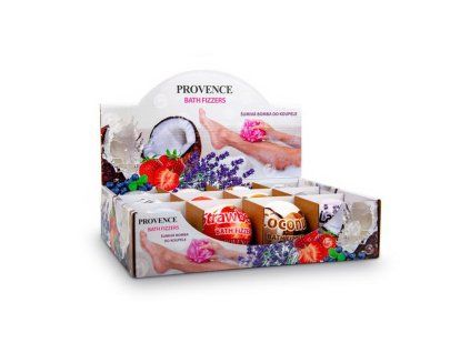 Šumivá bomba do koupele PROVENCE 180g MIX vůní