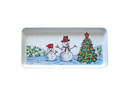 Servírovací tác TORO 35x16,5cm sněhulák