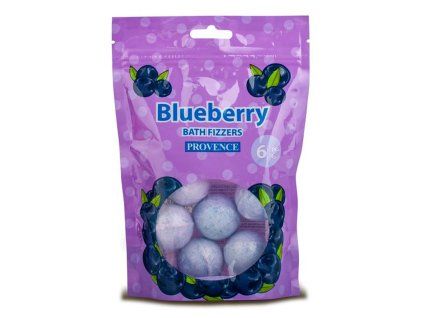 Šumivá bomba do koupele PROVENCE borůvka 6x20g