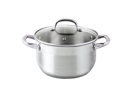 Nerezový kastrol se skleněnou poklicí PROVENCE 2,8l
