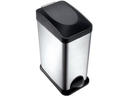 Nerezový nášlapný odpadkový koš TORO 15l