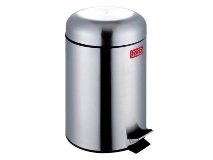Nerezový nášlapný odpadkový koš TORO Retro 12l
