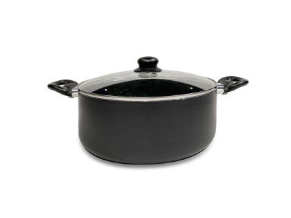 KASTROL SE SKL.POKLICÍ NERO KITCHISIMO 28X11CM 6L
