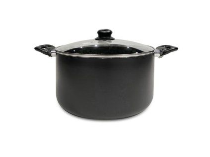 Hrnec s poklicí KITCHISIMO Nero ø24cm 5,5l nepřilnavý povrch